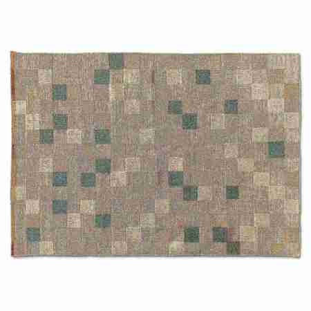 BAXTON STUDIO Barbon Modern and Contemporary Ivory and Grey Handwoven PET Yarn Indoor and Outdoor Area Rug 187-11856-Zoro
